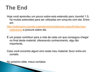 Tutorial DOCman em portugues