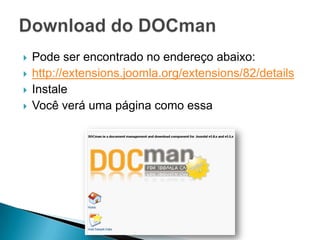 Tutorial DOCman em portugues