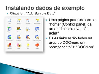 Tutorial DOCman em portugues