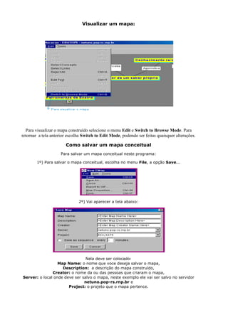 Tutorial do cmap tools | PDF