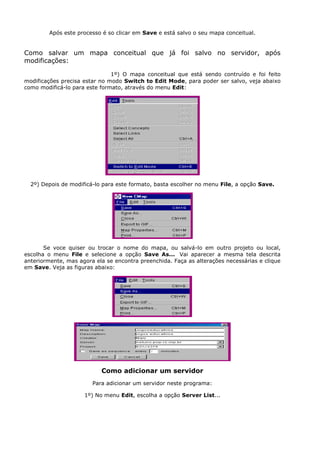 Tutorial do cmap tools | PDF