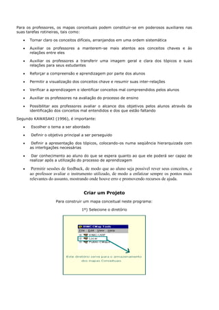 Tutorial do cmap tools | PDF