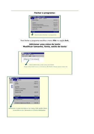 Tutorial do cmap tools | PDF