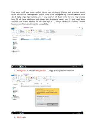 Tutorial Download Ibm Spss Statistics 24 Pdf