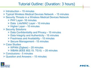 Tutorial on Wireless Security in Medical Devices | PPT