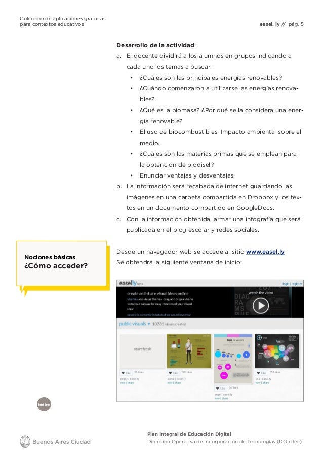 Tutorial cómo usar easel.ly
