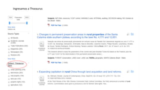 Ingresamos a Thseaurus