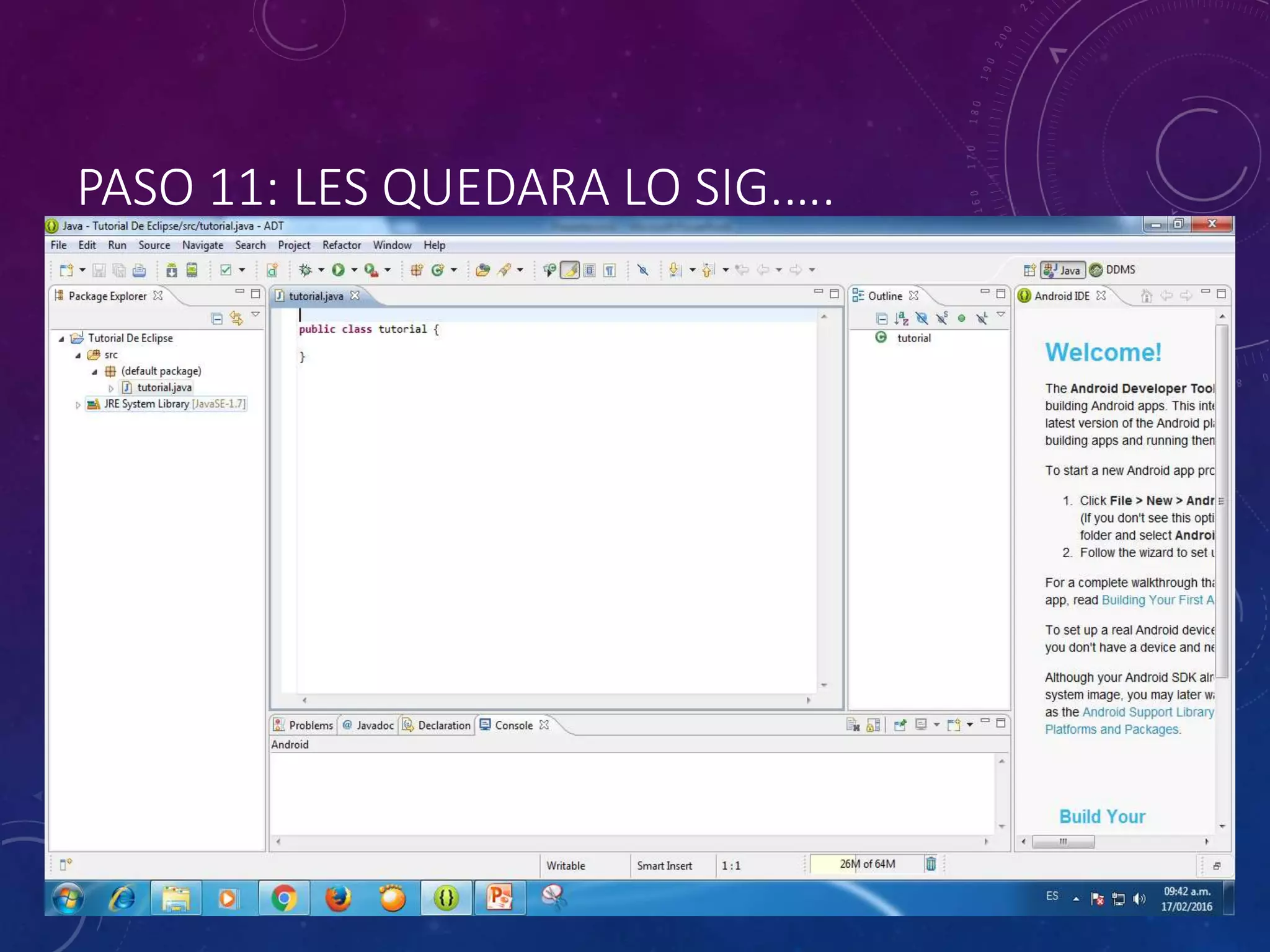 PASO 11: LES QUEDARA LO SIG.….
 