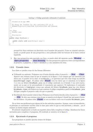 Tutorial eclipse | PDF