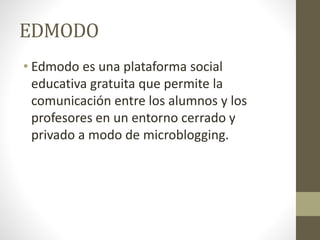 Emodm Tutorial edmodo | PPTX