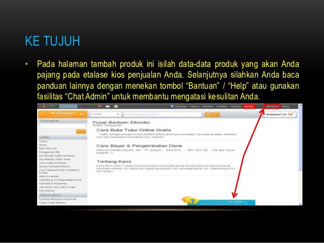 TUTORIAL CARA BUKA TOKO ONLINE GRATIS DI EKIOSKU.COM BY ARTIKEL JULIA…