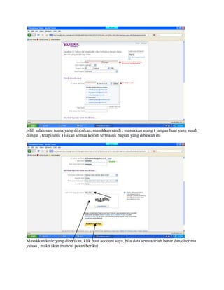 Tutorial e mail yahoo
