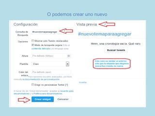 O podemos crear uno nuevo