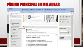 PÁGINA PRINCIPAL EN MIL AULAS
