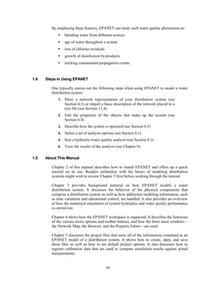 Tutorial epanet | PDF