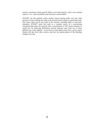 Tutorial epanet | PDF