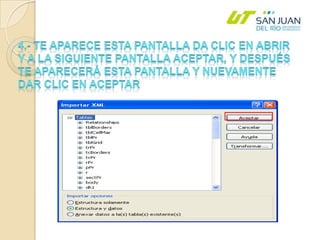 4.- Te aparece esta pantalla da clic en abrir  y a la siguiente pantalla aceptar, y después te aparecerá esta pantalla y nuevamente dar clic en aceptar