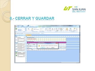 8.- CERRAR Y GUARDAR