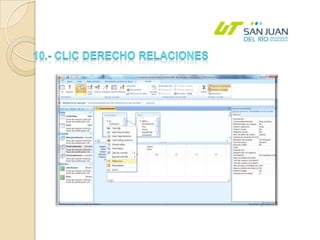10.- CLIC DERECHO RELACIONES