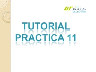 Tutorial Practica 11