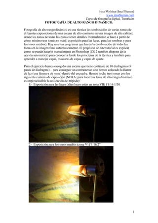 Tutorial Alto Rango Dinamico PDF