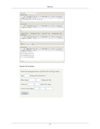 Idevices




Ejemplo del resultado:




                           17
 