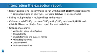 Tutorial Expert How-To - Verify Data Model | PDF