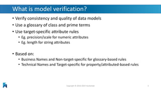 Tutorial Expert How-To - Verify Data Model | PDF