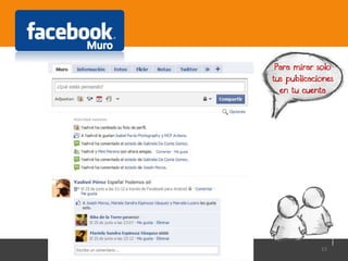 15
Para mirar solo
tus publicaciones
en tu cuenta
 