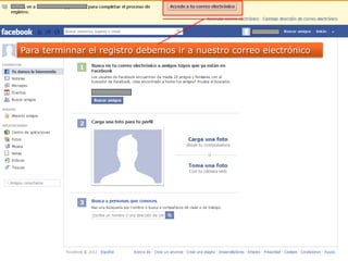 Para terminnar el registro debemos ir a nuestro correo electrónico
 