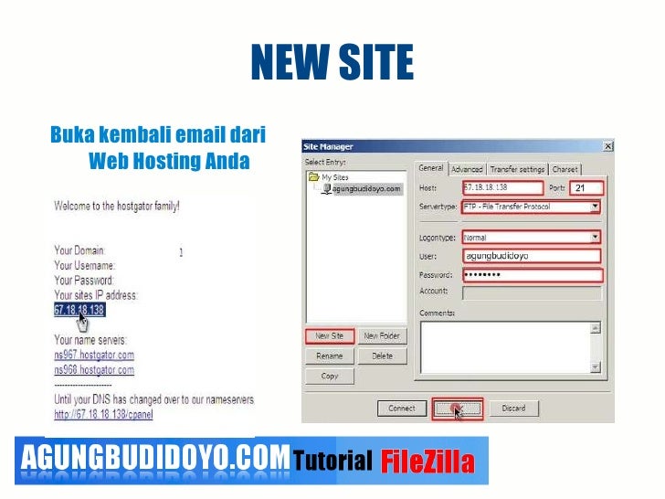Filezilla tutorial - gymmine