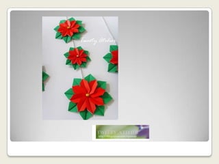 Tutorial flor de natal
