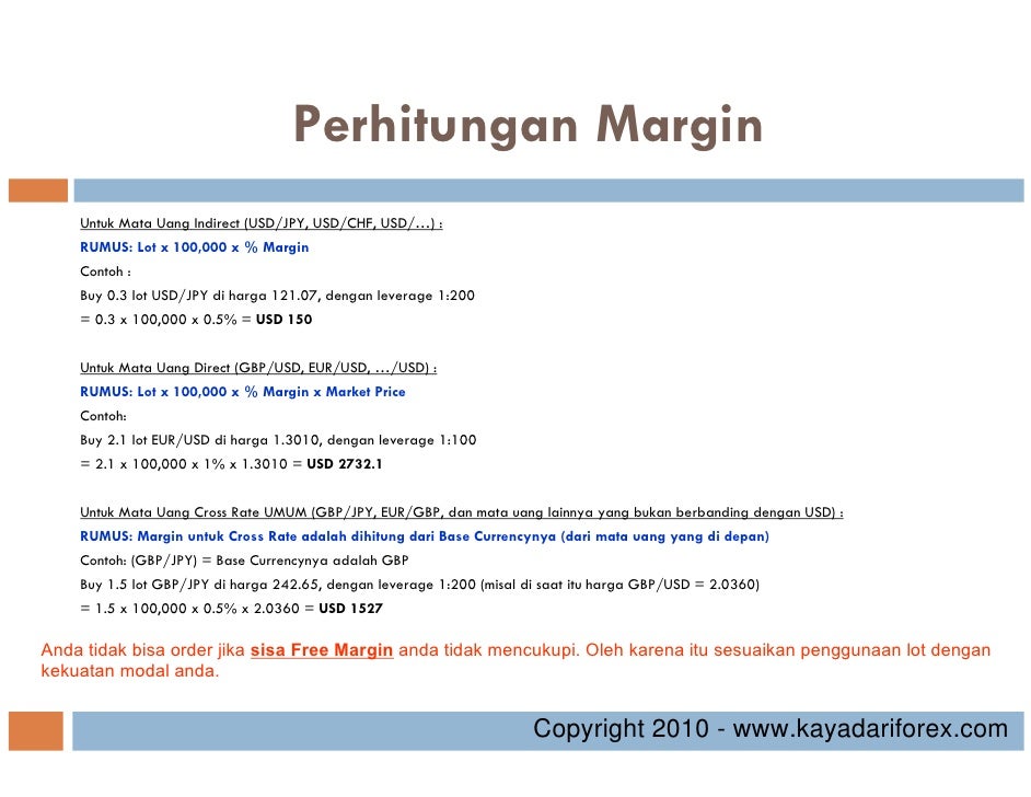 Rumus menghitung swap forex