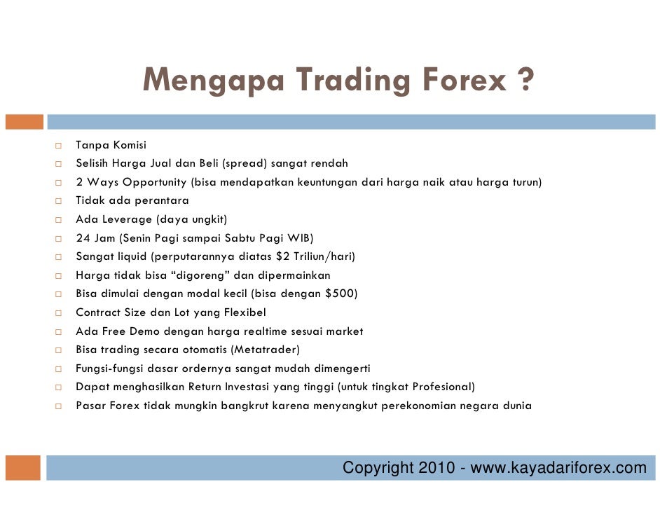Tutorial trading forex bahasa indonesia