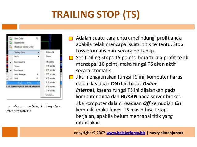 Istilah sl dan tp dalam forex