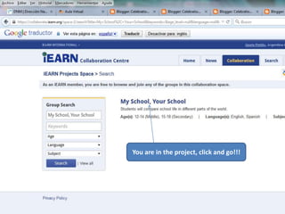 You are in the project, click and go!!!