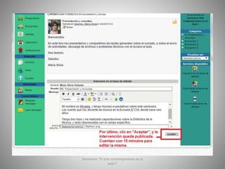 Seminario "El arte contemporáneo en el
aula I"