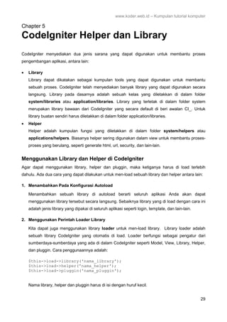 Tutorial framework codeigniter[fatihware.web.id] | PDF