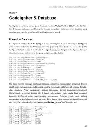 Tutorial framework codeigniter[fatihware.web.id] | PDF