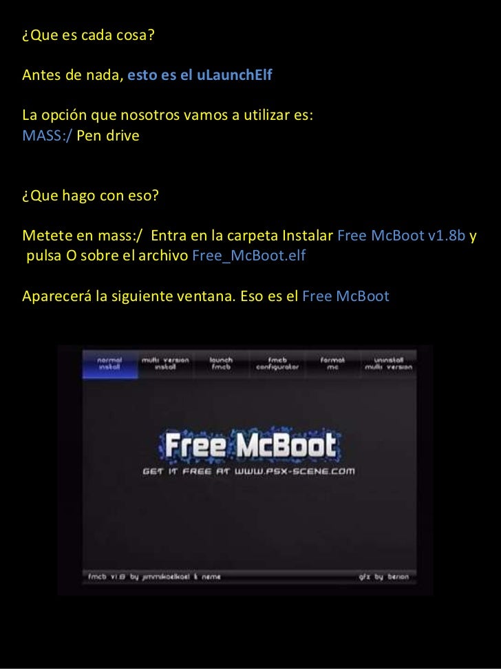 free mc boot для playstation 2
