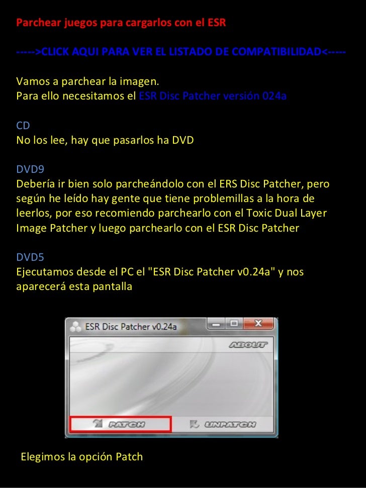 Esr Disc Patcher Gui V0 24a Peatix Esr Disc Patcher Gui V0 24a Peatix