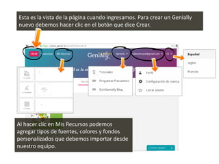 Tutorial genially | PDF