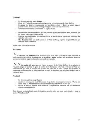 Tutorial geogebra | PDF