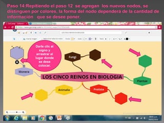 Darle clic al
signo y
arrastrar al
lugar donde
se dese
colocar.
 