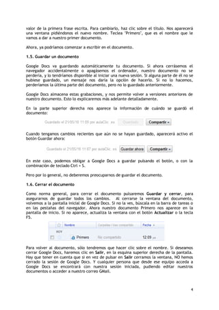 Tutorial google docs | PDF