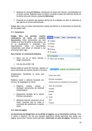 Tutorial google docs | PDF