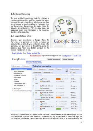 Tutorial google docs | PDF