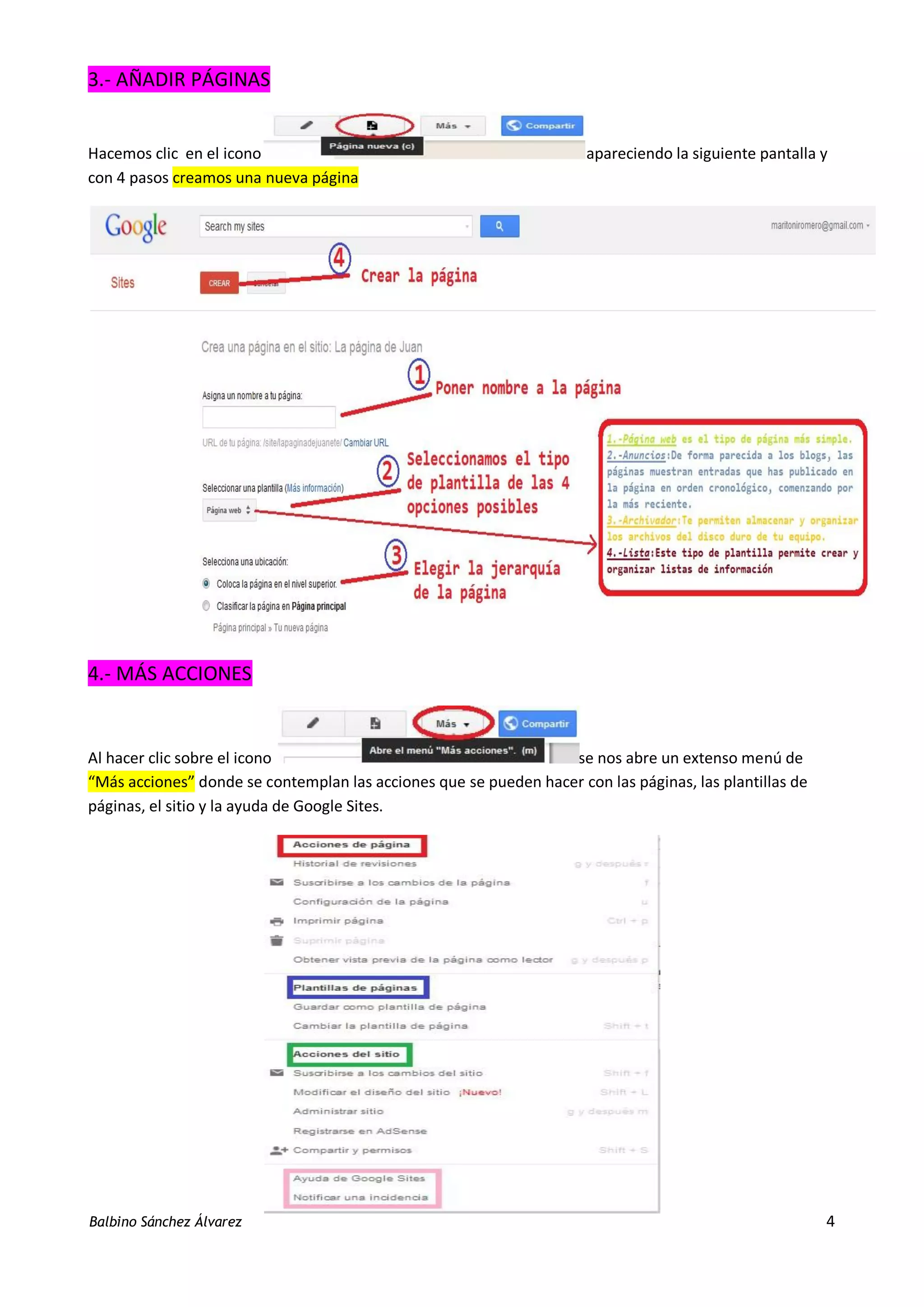 Tutorial google sites