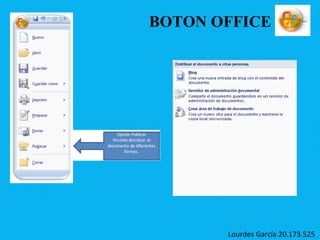 BOTON OFFICE Lourdes García 20.173.525 