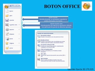 BOTON OFFICE Lourdes García 20.173.525 